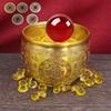 Brass Hundred Blessings Eight Directions Wealth Daily Progress Money Craft Ornament Treasure Jar Manufacturer Wholesale
