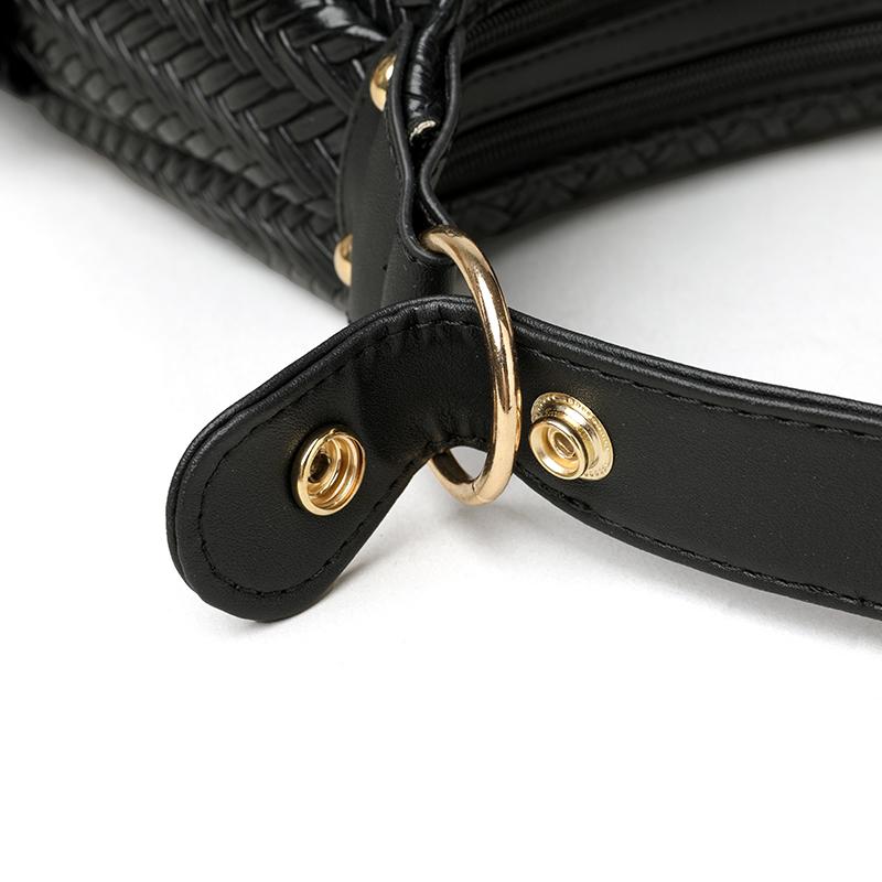 Große Umhängetasche PU Crossbody Tasche Mehrschichtige Tasche Muttertasche