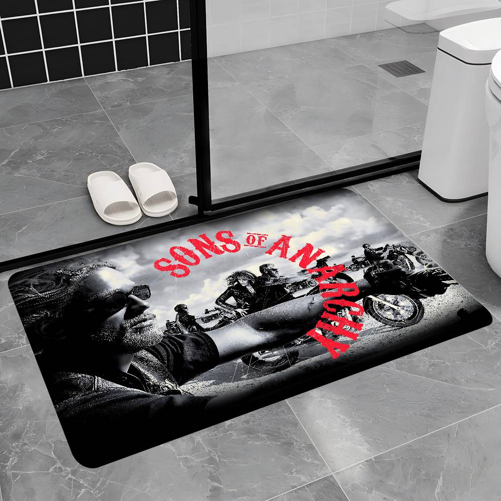 Crime Sons Of Anarchy TV Entrance Door Mat Nordic Style Home Doormat Bathroom-Toilet Mats Bedroom Hotel Decor Mat