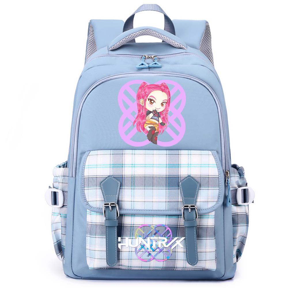 Anime K-Pop Printed Large Capacity Backpack for Teenger Student Girl Boy Schoolbag Bookbag Women Large Capacity Waterproof Travel Bag Kid Gift