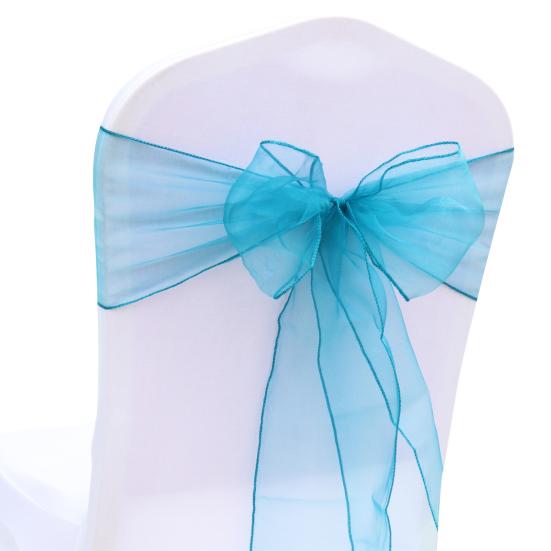 40 Stück Exquisite Verarbeitung Stuhlschleife Schärpe Verschleißfester Polyester Schleife Organza Stuhl