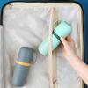 1pc Compact Travel Toothbrush Storage Box - Portable Storage Box with Toothpaste Container, Mouthwash Cup, and Sanitary Design