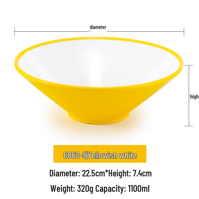 A5 Melamine Conical Noodle Bowl