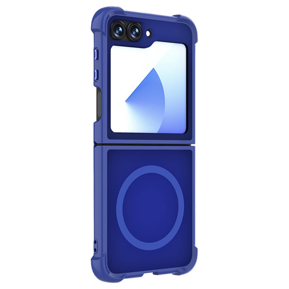 For Samsung Galaxy Z Flip7 FE 5G/Z Flip6 5G Case Compatible with MagSafe TPU+PC Matte Phone Cover