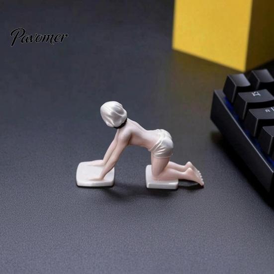 Funny Dashboard Ornaments 3D Printed Masked Hottie Ornament, Cool Mysterious Character Figurine, Stable Trendy Aesthetic Car Gadgets Base Desktop