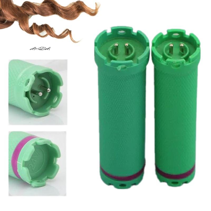 24V 110mm Digital Hair Curling Iron Perm Rods Electric Heated Rollers for Wavy Hair Styling Tools for Salon Barber Use