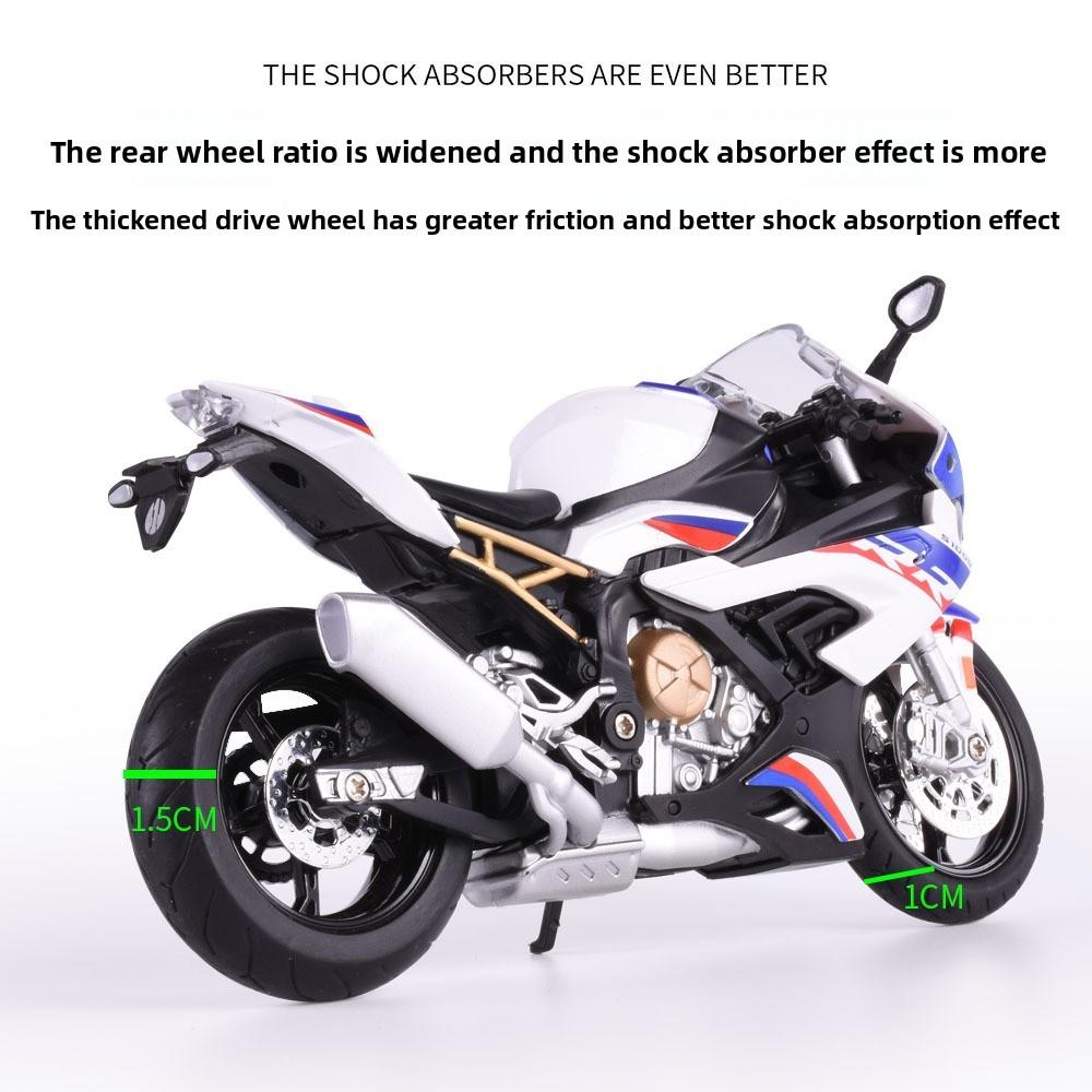 S1000rr Diecast Motorcycle Model Toy With Inertia Control For Kids Gifts