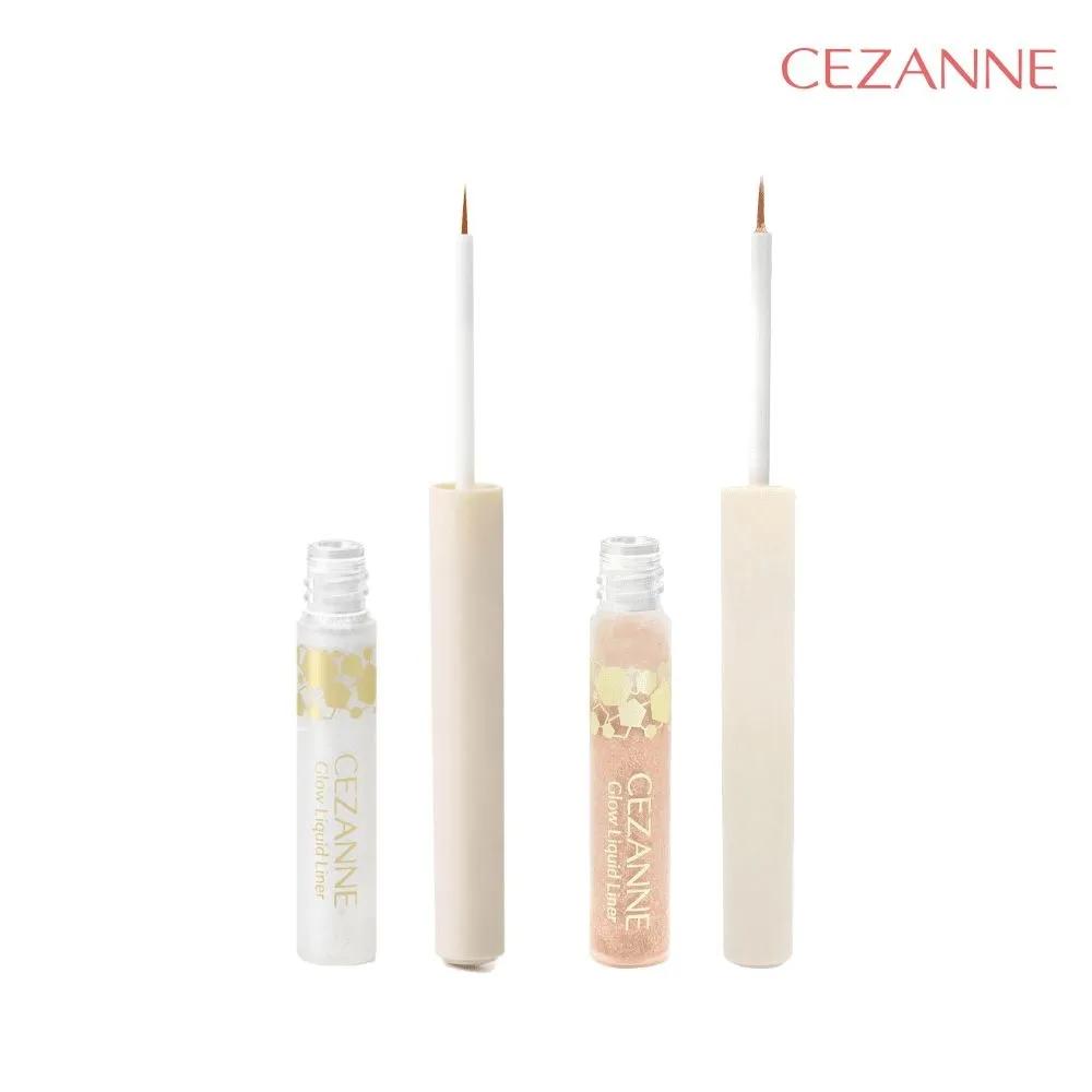 CEZANNE Жидкая подводка для глаз с глиттером Luminous Glow 10 Clear Sugar