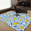 Fc Crest Design Printed Office Carpet Chair Cushion  Entryway Rug, Rugs for Living Room, Bedroom Christmas Gifts