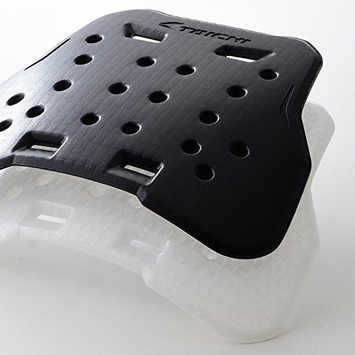 RS TAICHI Texel Chest Protector (Button Type) Chest, CE Level 2, Black/White, One Size Fits All [TRV063]