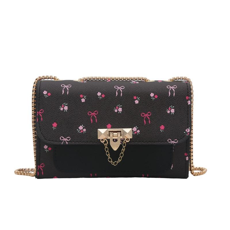 Fashion Crossbody Shoulder Bag Fresh Cherry Printing New Spring Cute Trend Sweet Small Square Bag