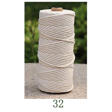 Braided Rope 2mm 3mm 4mm 5mm Cotton Tassel Thread