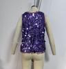 2025 Casual Spicy Girl Sequin Sleeveless Fashion Top for Women