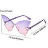 20 Pcs Rimless Butterfly Shaped Sunglasses Women  New In Fashion Multicolor Decor Sun Glasses Trendy Stylish Lady Shades
