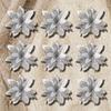 20 Pcs Artificial Flowers for Christmas Tree Decoration, Holiday Decor Set