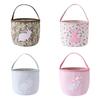 Easter Tote Bag Decorative Bunny Basket Spring Holiday Bag Egg Collecting Festive Party Indoor Outdoor Decoration