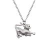 Panda Charm Necklace Cute Animal Pendant For Kids Chinese Culture Jewelry 43cm Chain