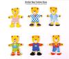 Four Bears Dress-Up Puzzle: Educational Toy for Girls