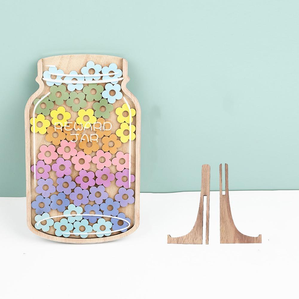 Interactive Star Reward Jars with 45 Stars Self-discipline Reward Bottle Back To School Gifts