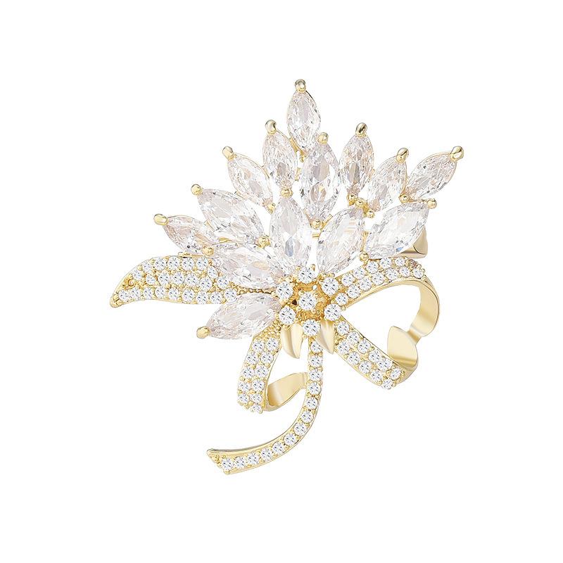 Senior-Broschen, Blumen-Blatt-Brosche, Anstecknadeln für Damen, Anzug-Anhänger, modische Broschen, Schmuck