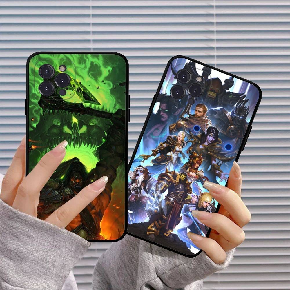 Game World Of W-Warcraftes Phone Case For IPhone 17 16 15 14 11 12 13 Mini Pro XS Max Plus Funda Shell