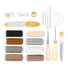 29Pcs Leather Sewing Kit Needles Thread Scissor Repair Tools DIY HandMade Craft Set