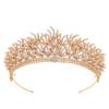 Echsio Stock Wedding Tiara Classic New Exquisite Design Bridal Hair Accessory Vintage Crown for Women BC6480 Corona Princesa