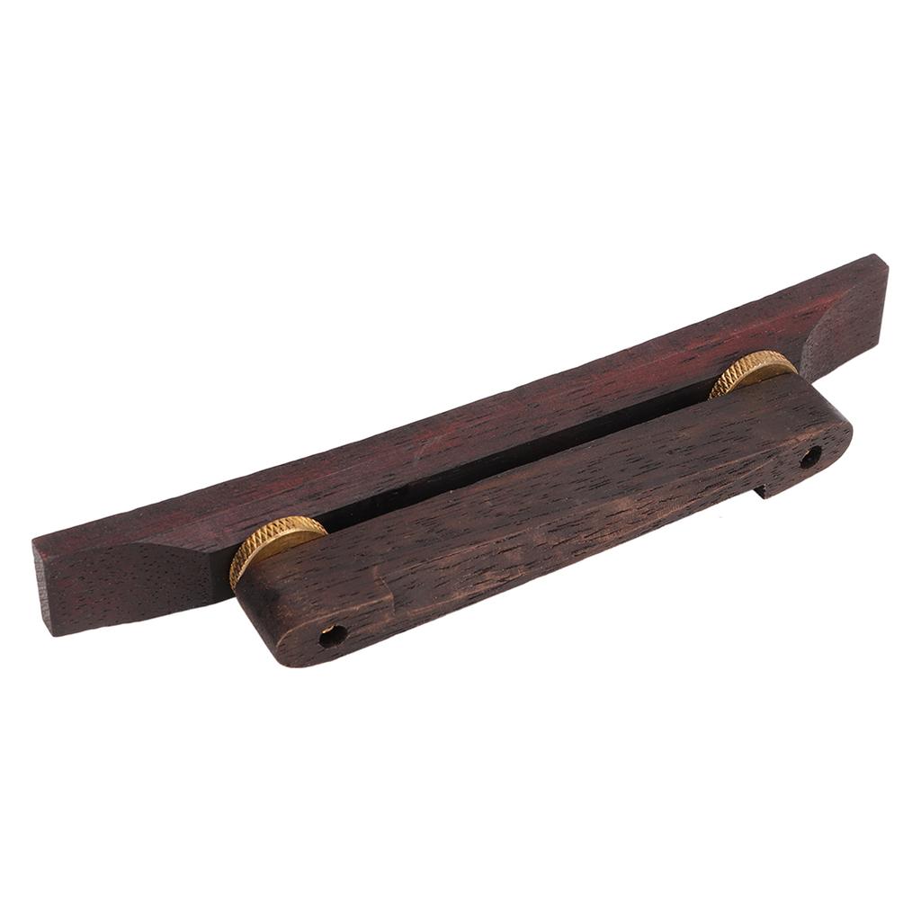 Guitar Bridge Saddle Ebony Easy Replaceable Lightweight Wooden Guitar Saddle for Instrument Accessories