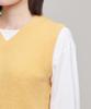 MUSINSA STANDARD WOMAN Women'S Soft Boucle Ribbed Crop Vest [Yellow]