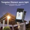 Solar Motion Sensor Wall Light Energy-Saving Rechargeable Solar Lamp Waterproof Clip-On Outdoor Lamp for Garden Patio Pathway