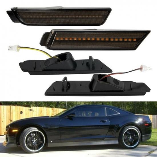 AUXITO For Chevy Camaro 2010-2015 Front Rear LED Bumper Side Marker Light EXV