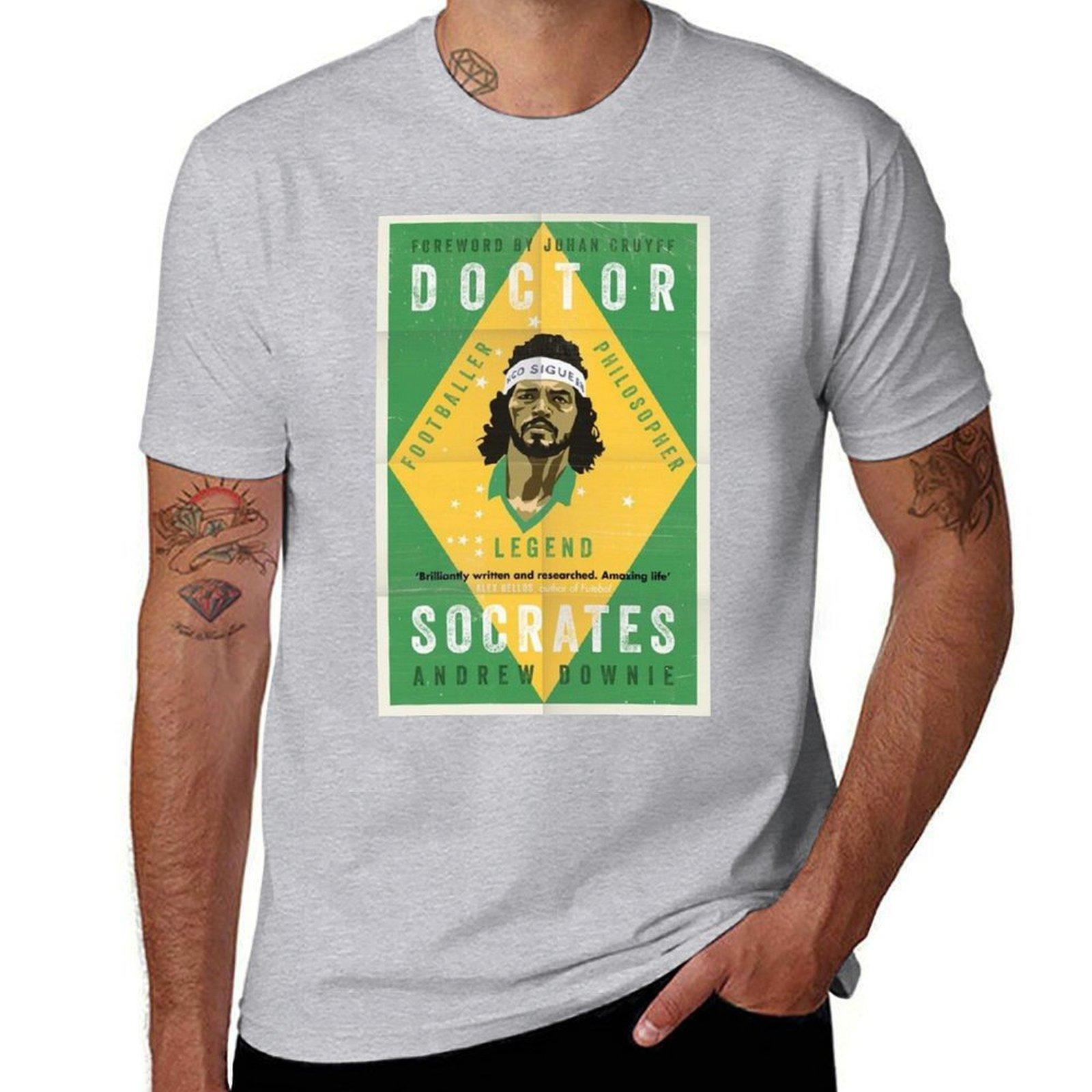

Socrates Brazil T-Shirt cute clothes vintage clothes sports fans fruit of the loom mens t shirts L