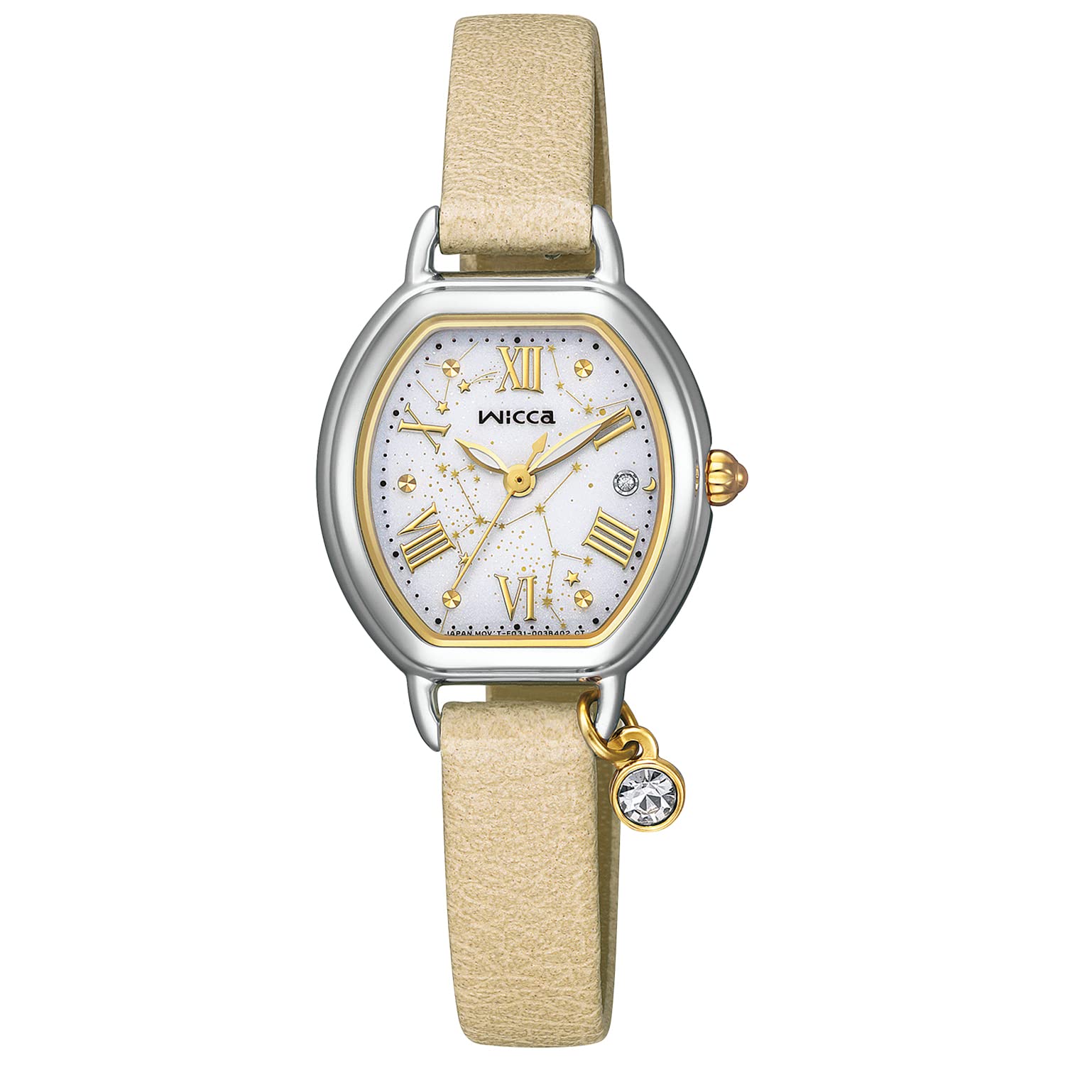 

[Citizen] Часы Wiccan KP2-515-12 женские бежевые