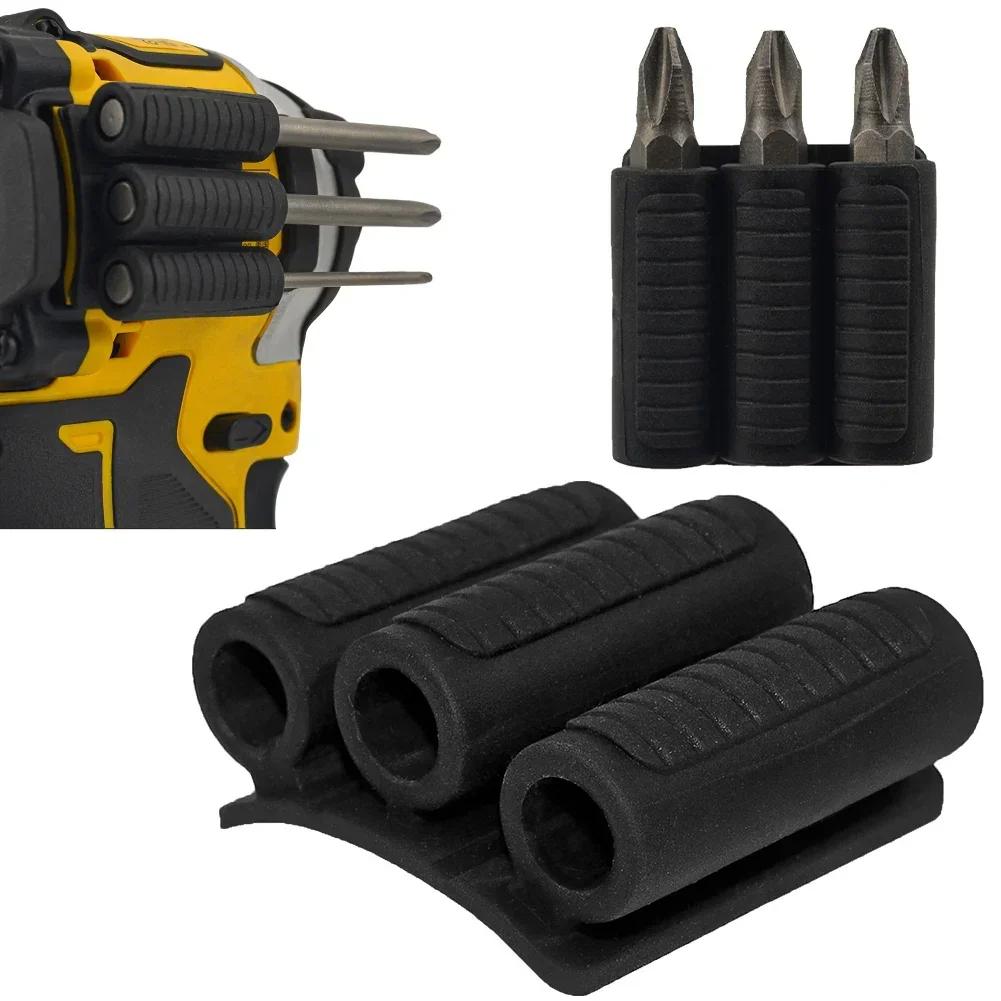 Quick Change Drill Bit Holder Side Mount Attachment for Power Drill Driver Tools
