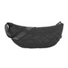 Crescent Shaped Quilted Crossbody Bag