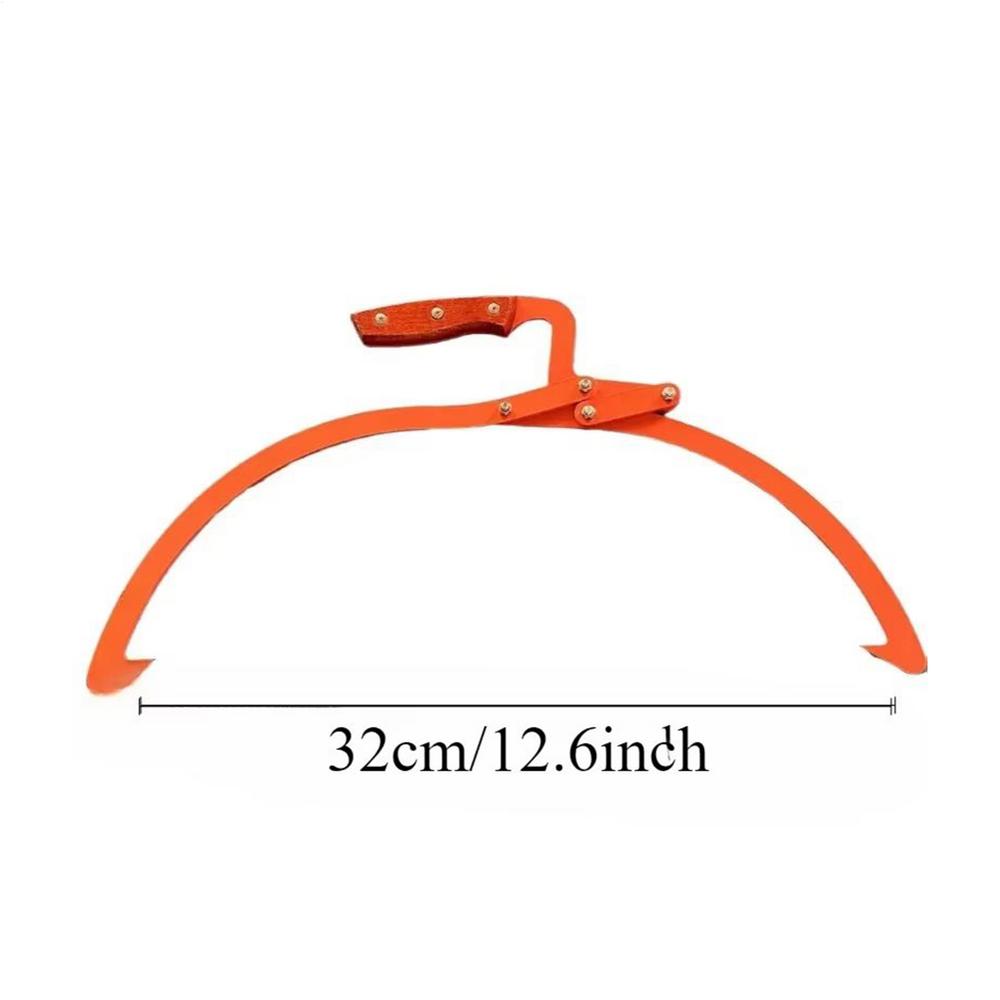 Lumber Skidding Tongs Heavy Duty Metal Claw Log Carrying Tool For Fireplace Firewood Camping Wood Handling Lifting Dragging