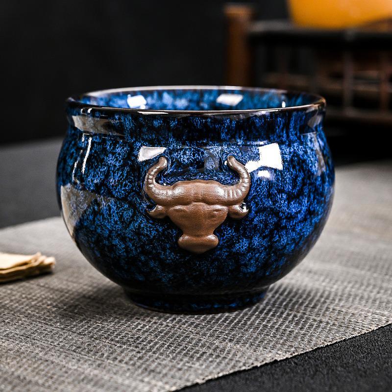 Five Elements Large Capacity Kung Fu Tea Cup - Master Tasting Cup with Gift Box