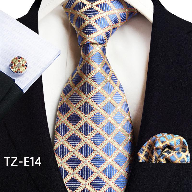 Paisley Tie, Pocket Square & Cufflinks Set – Men's Formal Wedding Accessories