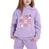 Kids Halloween Hoodie Pullover Sweatshirt with Ghost and Bow Print Long Sleeve Casual Top for Boys Girls