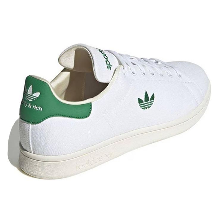Sporty & Rich x adidas Stan Smith Λευκά Πράσινα Unisex Αθλητικά Παπούτσια Εκρού IF5658