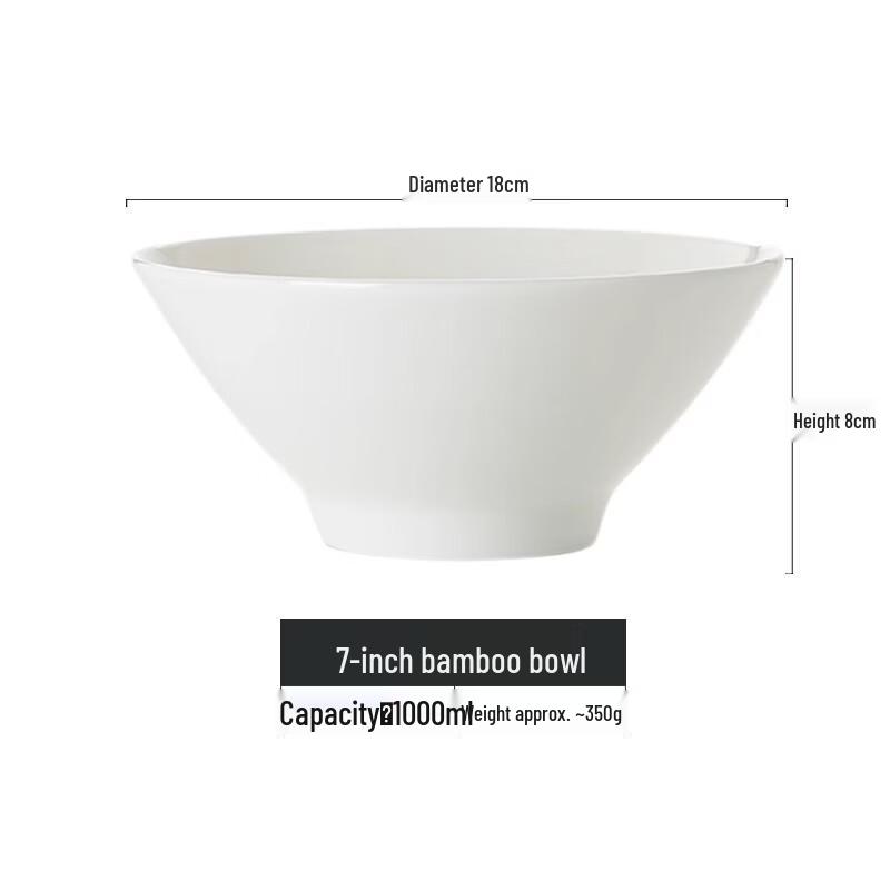 Chinese Anti-Scald Enamel Ramen Bowl Set