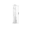 MoDi Realistic Dildo for Women Beginner Clear Dildo with Strong Suction Cup Hands-Free Play for Adult Sex Masturbator G Spot