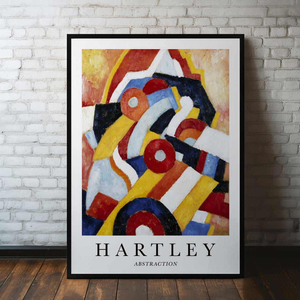 Poster In a Frame Abstraction Hartley
