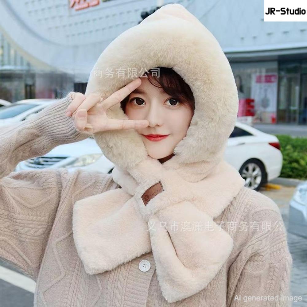 Winter Knit Trapper Hat Fleece Lined Thickened Earflap Beanie Windproof Warm Cold Weather Cap