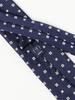 [BEAMS F] Silk Square Pattern Jacquard Necktie for Men, NAVY FREE