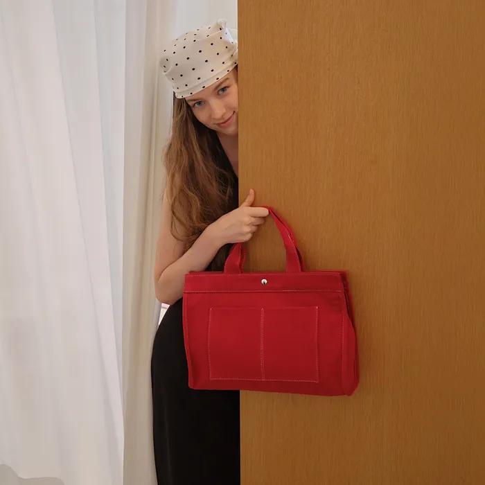 Frame Tote Bag_Red