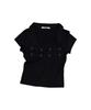 SETUP-EXE Napoleon Collar Top / Black