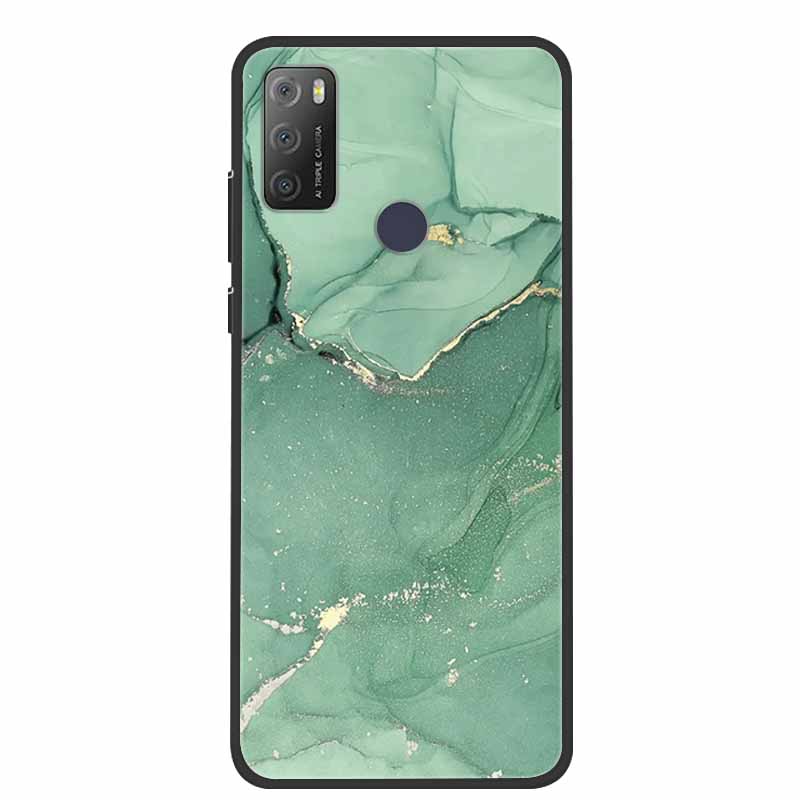 Pro Alcatel 1S 2021 Case Luxusní silikonový TPU měkký kryt na telefon pro Alcatel 1S 2020 Nárazuvzdorný roztomilý TPU nárazník Fundas Coque