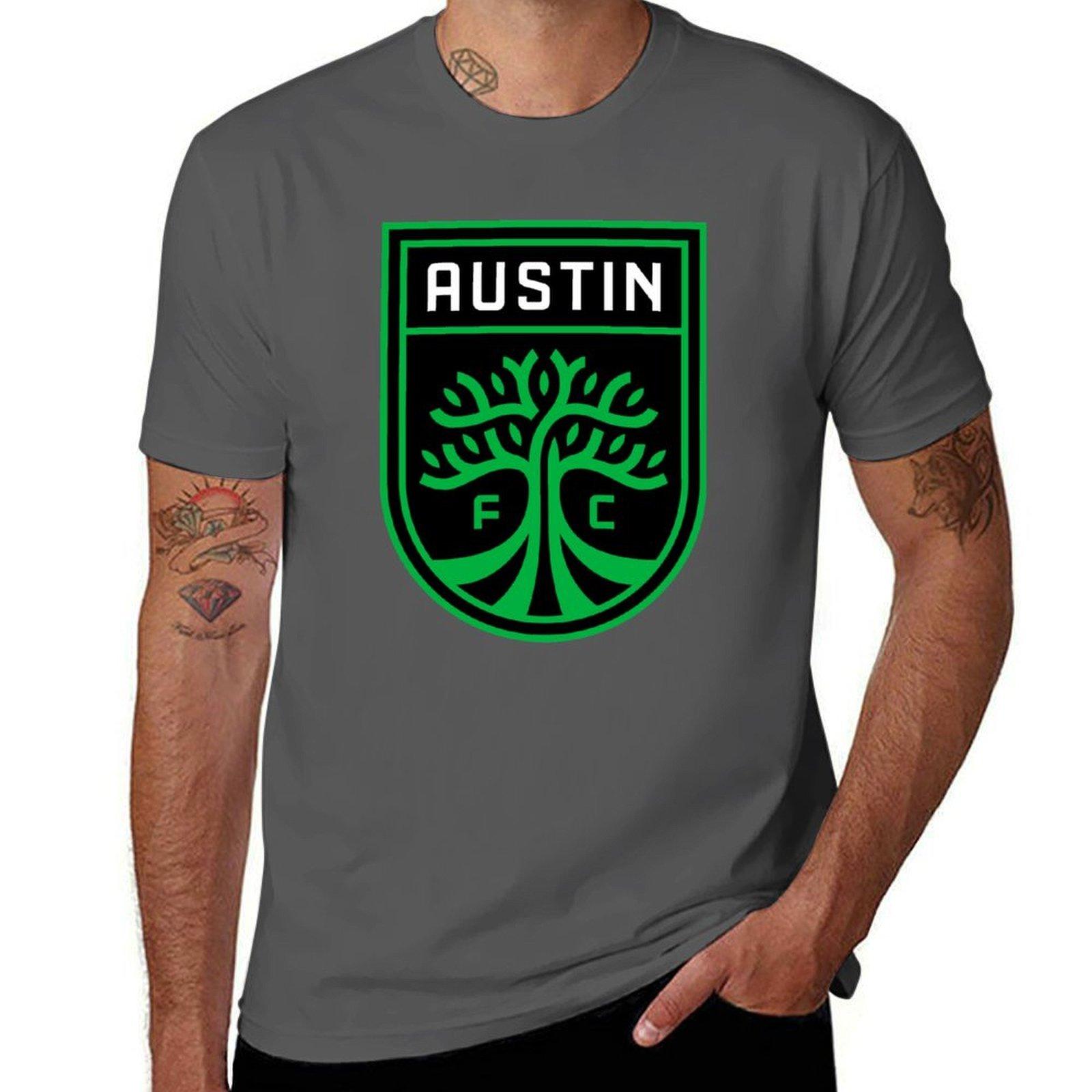 

the Austin logo T-Shirt man t shirt luxury funny t shirts man T-Shirt 4XL
