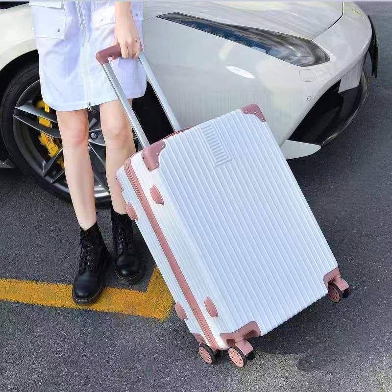 

Mother-Child Travel Suitcase Set: Durable Leather Trolley Case with Combination Lock, Carry-On Size for Men and Women 22-inch